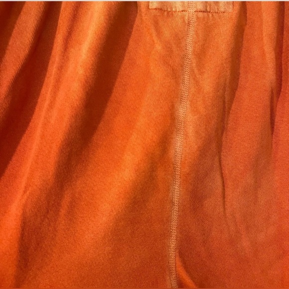 VTG CIRCA 99 Electric Orange Fluffy OG Lets Go Sweatpants ( Rare Sun Faded ) - Picture 4 of 8